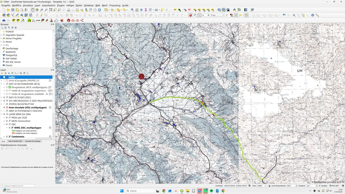 Archeologia preventiva. Relazione di assoggettabilità per il progetto “B1.a.06 - Riparazione sottoservizi - opere di ripristino - pubblica illuminazione connessi con gli interventi di ricostruzione degli edifici – Capitignano capoluogo” — Studio Matrix Lab