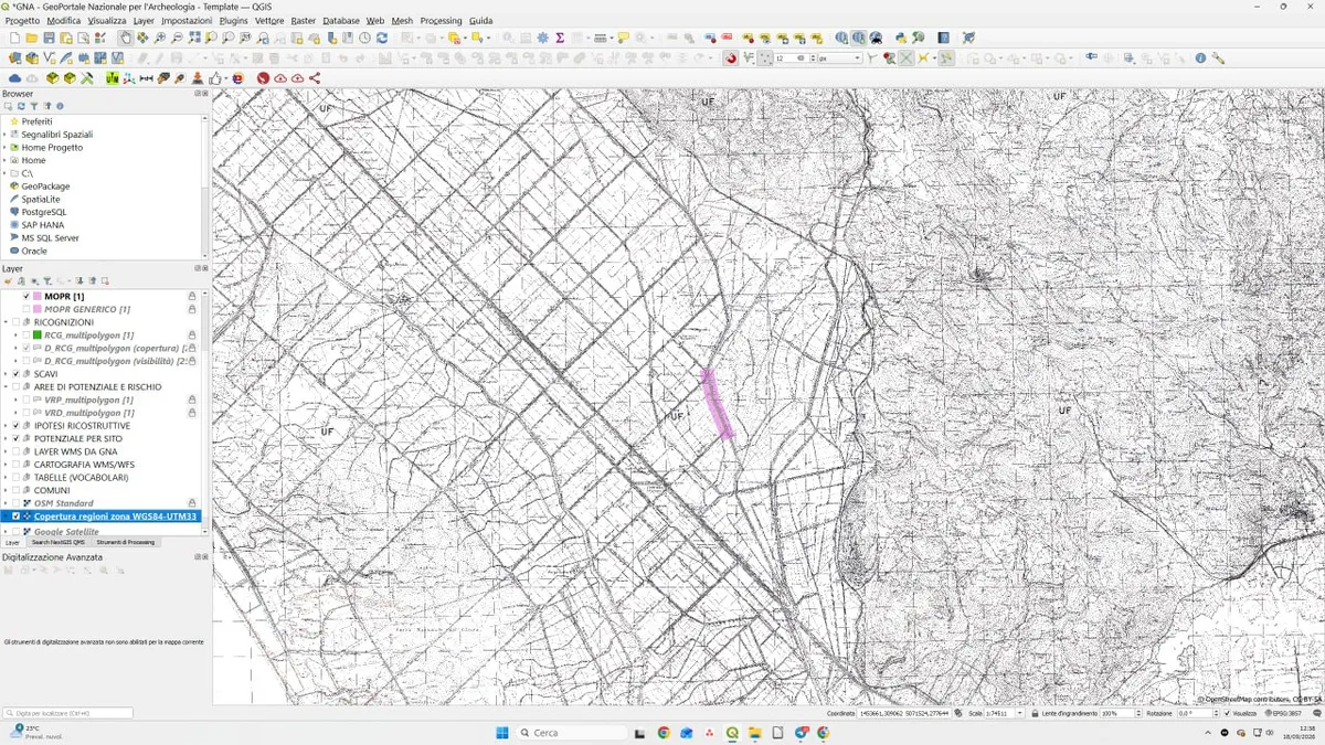 Archeologia Preventiva. Relazione di assoggettabilità per il progetto “consolidamento dell’argine destro del fiume Ufente e della strada lungo ufente a rischio smottamento”. — Studio Matrix Lab